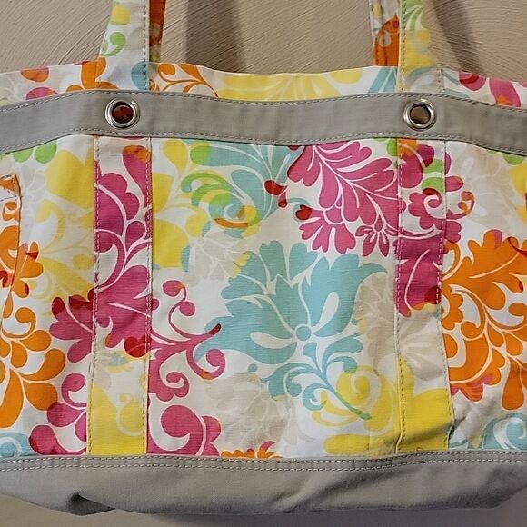 THIRTY-ONE ISLAND DAMASK EASY BREEZY TOTE BAG - Picture 4 of 16